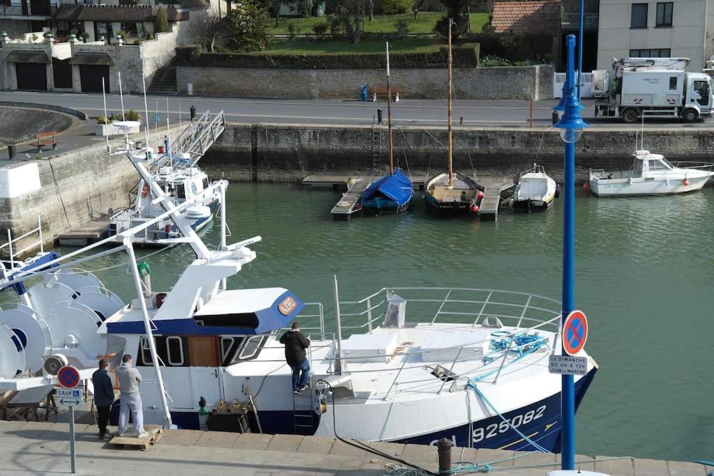 Vue Sur Mer Port-en-Bessin-Huppain Bagian luar foto